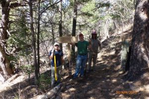 April 2013 NMRTA Road Canyon Trail Sign